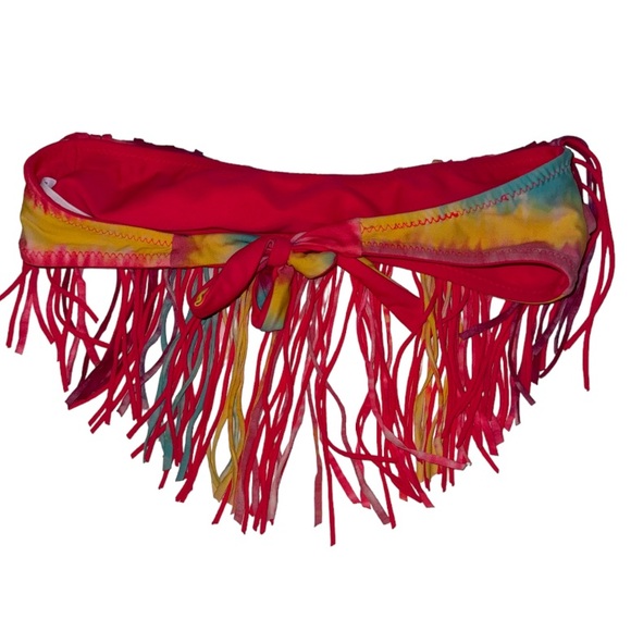 Tie die bandeau strappy bikini top forever 21 M - Picture 2 of 3